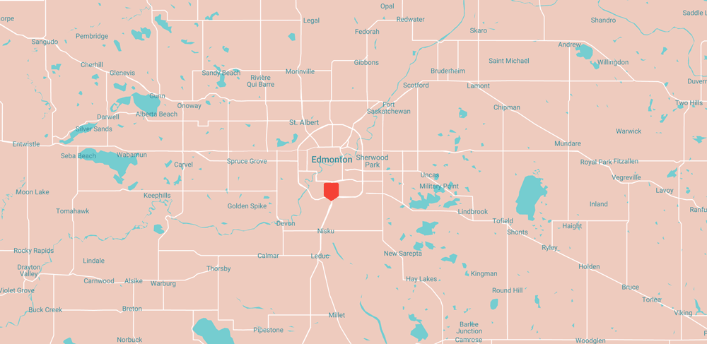 Location of the new The Vanity Lab location in Edmonton, Alberta.
